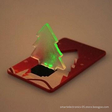 LED Light, Card Gifts, Made of ABS